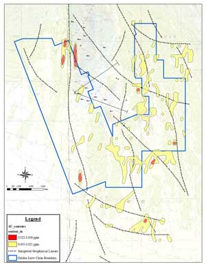 lookout mountain gold from soil samples data